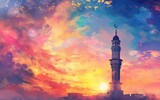 Mosque Design Against Sky