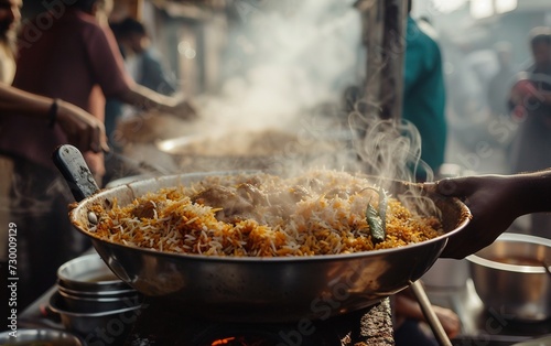 Biryani Scent Wafts Through the Air