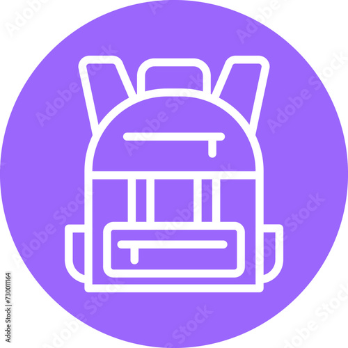 Backpack Icon Style
