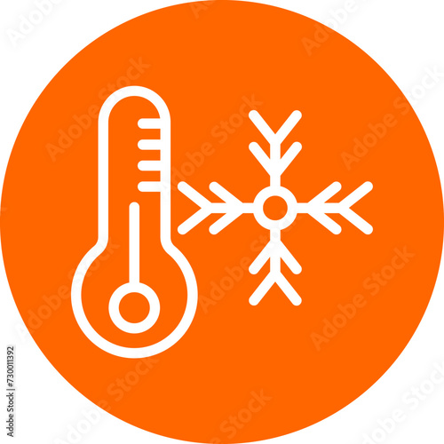 Hypothermia Icon Style