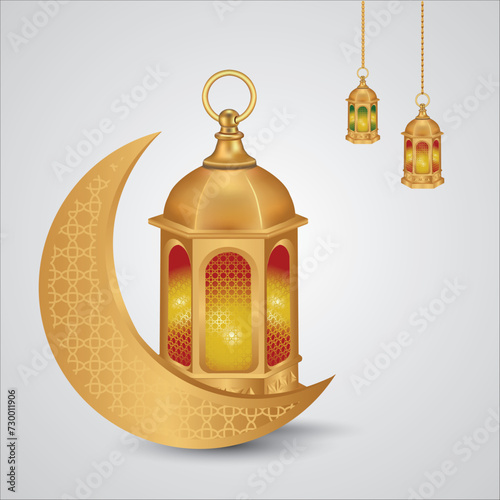 Eid Mubarak . Ramadan islamic lantern (fanous) isolated on white background.
Arabic decoration lamp png or Arabic decoration lamp border or poster design element.