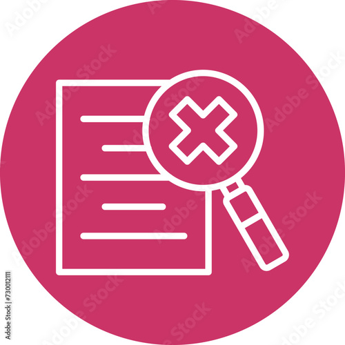 Data Infringement Icon Style