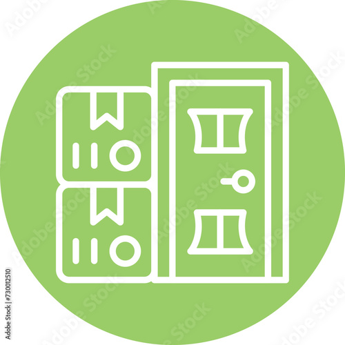 Delivery On Doorstep Icon Style