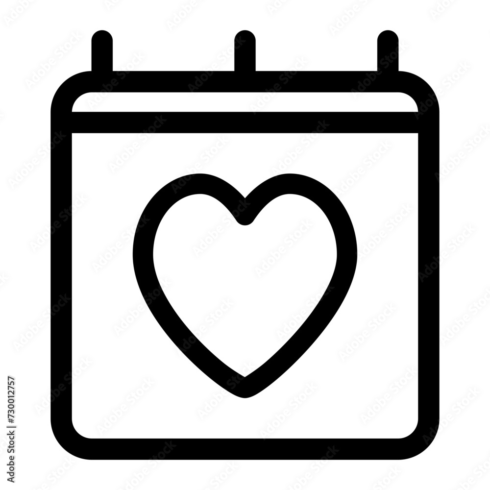 calendar line icon calendar line icon