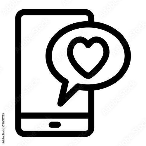 dating app line icon