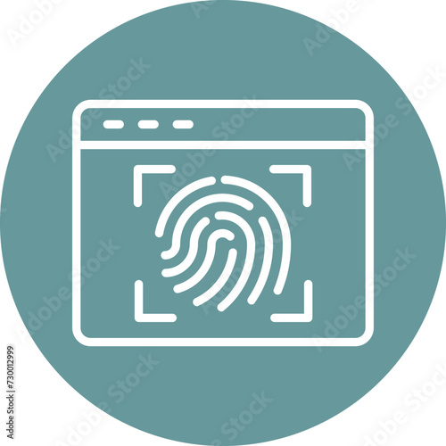 Fingerprint Icon Style