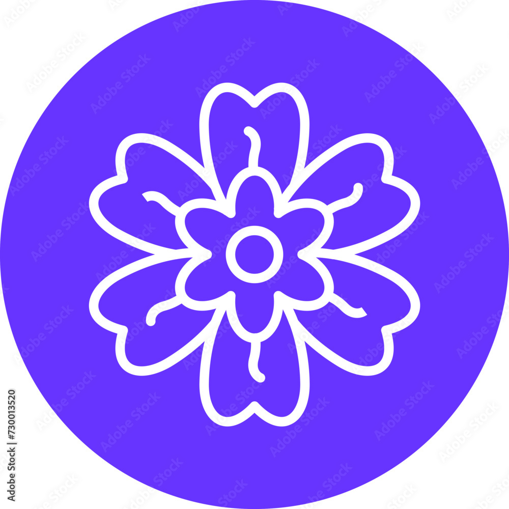 Alpine Forget Me Not Icon Style Alpine Forget Me Not Icon Style