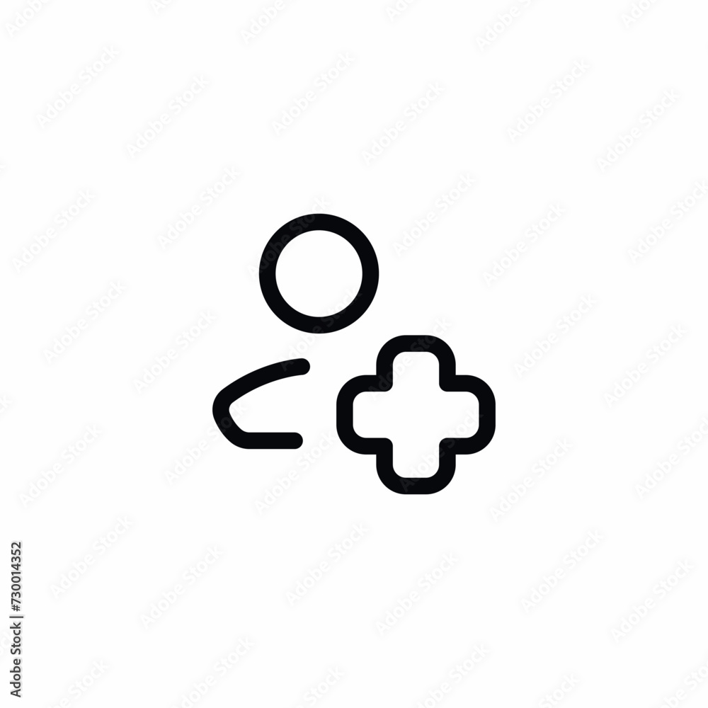Add User People Icon Vector Add User People Icon Vector
