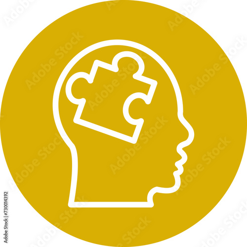 Mental Disorder Icon Style