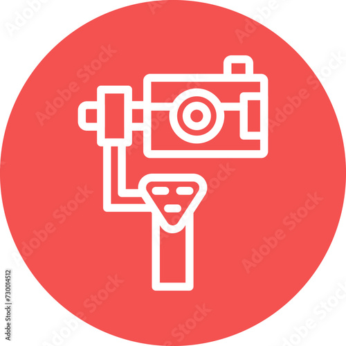 Camera Gimbal Icon Style