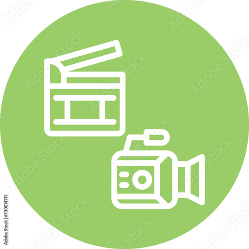 Film Set Icon Style