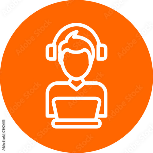 Relax Work Icon Style