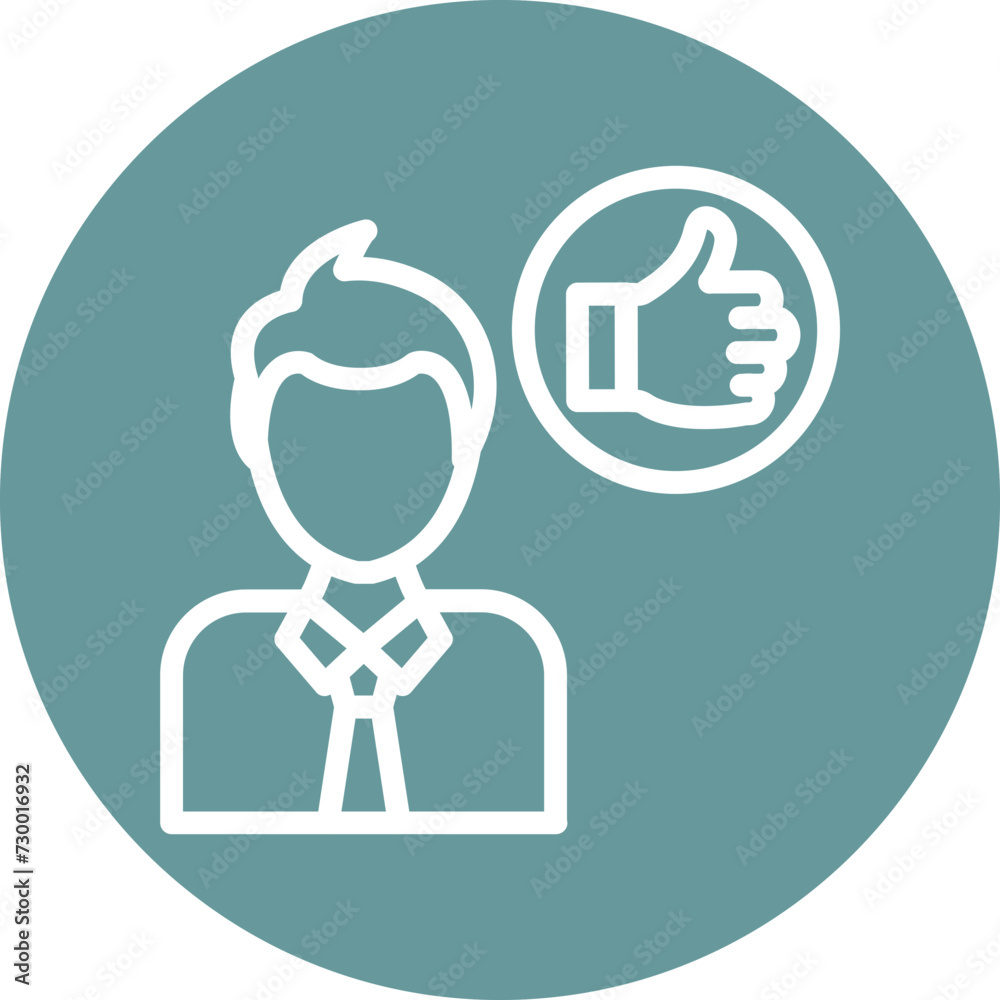 Good Leader Icon Style Good Leader Icon Style