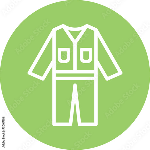 Coveralls Icon Style