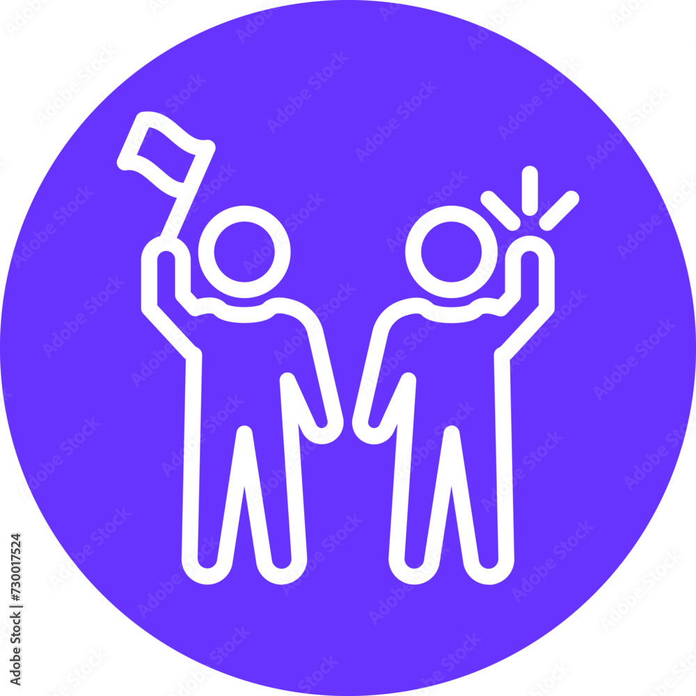 Demonstration Icon Style Demonstration Icon Style