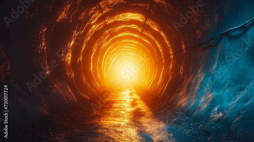 Vivid Passage: Realistic Tunnel Glow