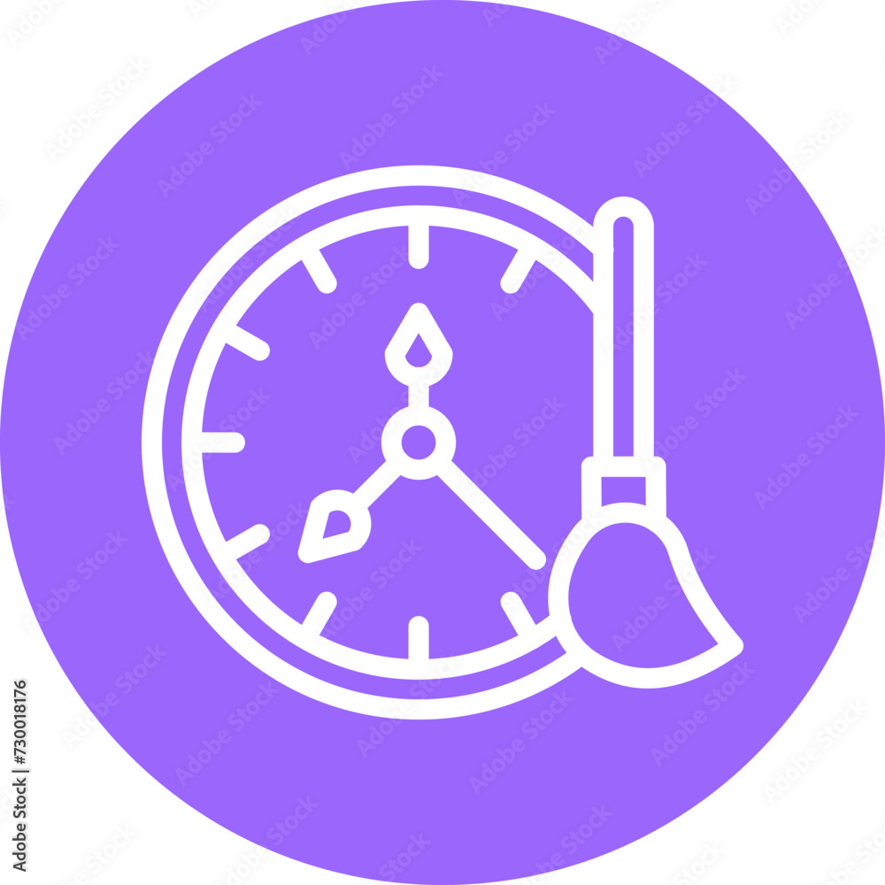 Last Minute Cleaning Icon Style Last Minute Cleaning Icon Style