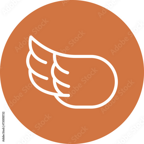 Left Wing Icon Style