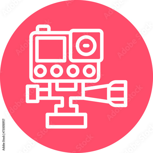 Action Camera Icon Style