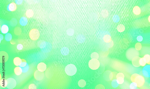 Green bokeh background perfect for Party, Anniversary, Birthdays, event and various design works