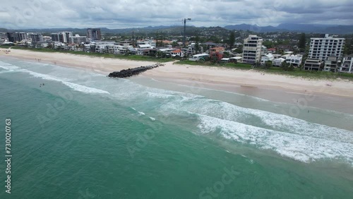 Palm Beach - Gold Coast - Queensland QLD - Australia - Drone Shot photo