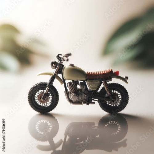 motorcycle on white background 