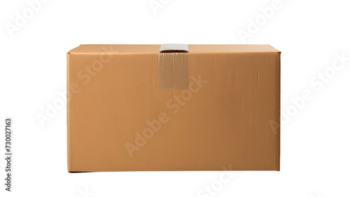 Cardboard box isolated on white background, Mockup © usman