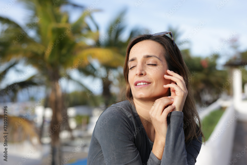 Radiant and Happy Woman at 40 Radiant and Happy Woman at 40
