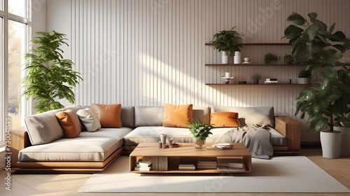 modern living room with sofa © Kainat