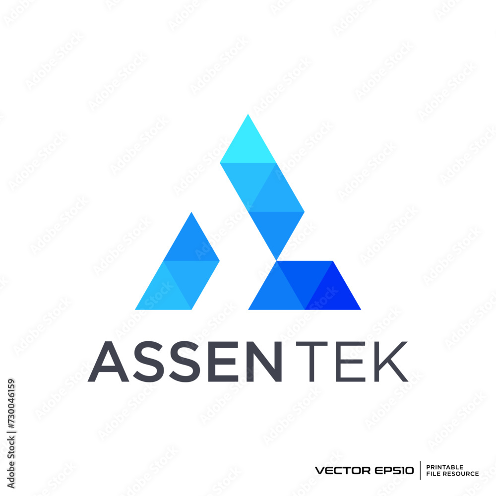 Abstract triangle logo vector illustration Abstract triangle logo vector illustration