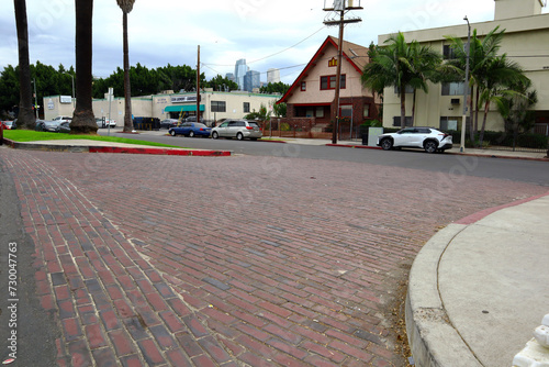 Los Angeles  California  Powers Place  the shortest street in Los Angeles  located in the Alvarado Terrace Historical District