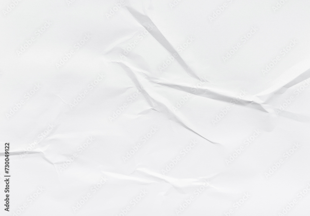 White Crumpled Paper Background White Crumpled Paper Background