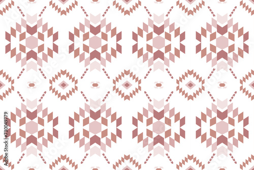 pink love geometric  valentine  Aztec style. Aztec geo pattern. Mosaic on the tile. African Moroccan pattern. Ethnic pink valentine Tribal vector ornament. Native design for fabric print. seamless