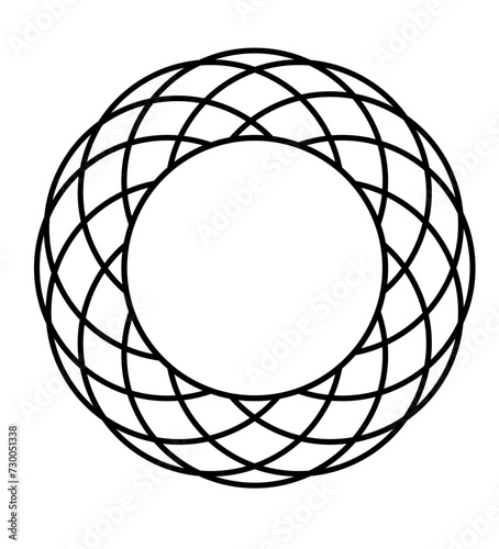 Abstract dreamcatcher icon