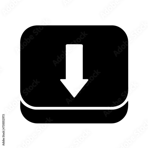 Download icon set. Download button Collection. Download files icons vector. simple download icon isolated on white background. Arrow downloading icon. Vector illustration.