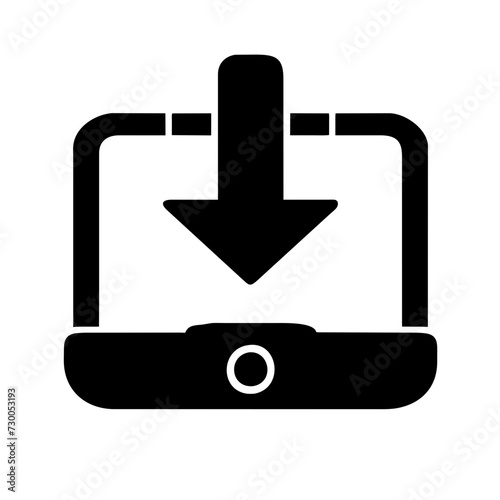Download icon set. Download button Collection. Download files icons vector. simple download icon isolated on white background. Arrow downloading icon. Vector illustration.
