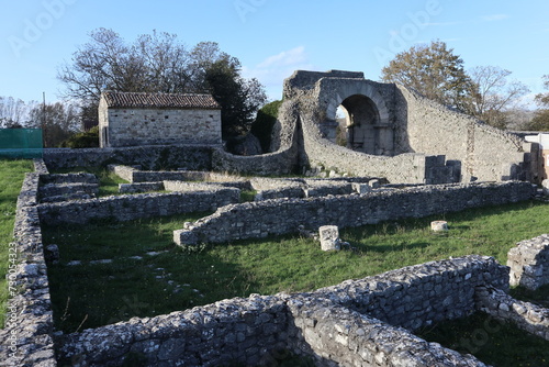 Obraz na płótnie Altilia - Abitazioni presso Porta Boiano nel Parco Archeologico di Sepino w salonie