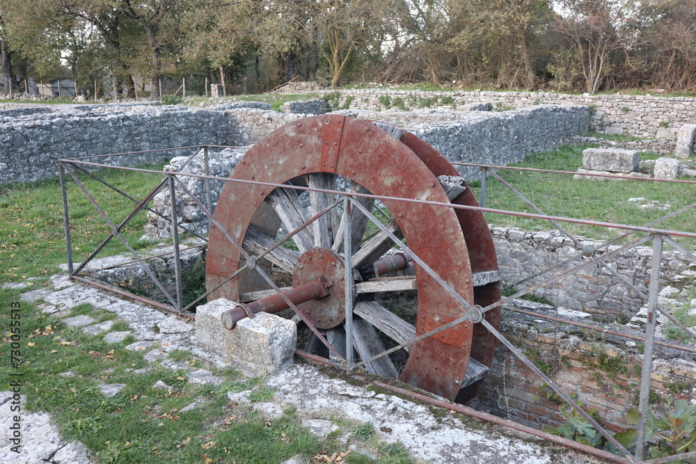 Altilia - Mulino ad acqua al Parco Archeologico di Sepino