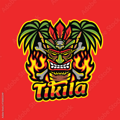 Tikila mascot character design