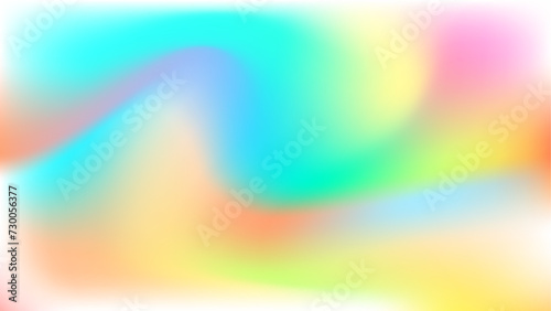 Abstract teal gradien background. Blurred bright turquoise water backdrop with light. Vector illustration for your graphic design, banner, summer or aqua poster, website