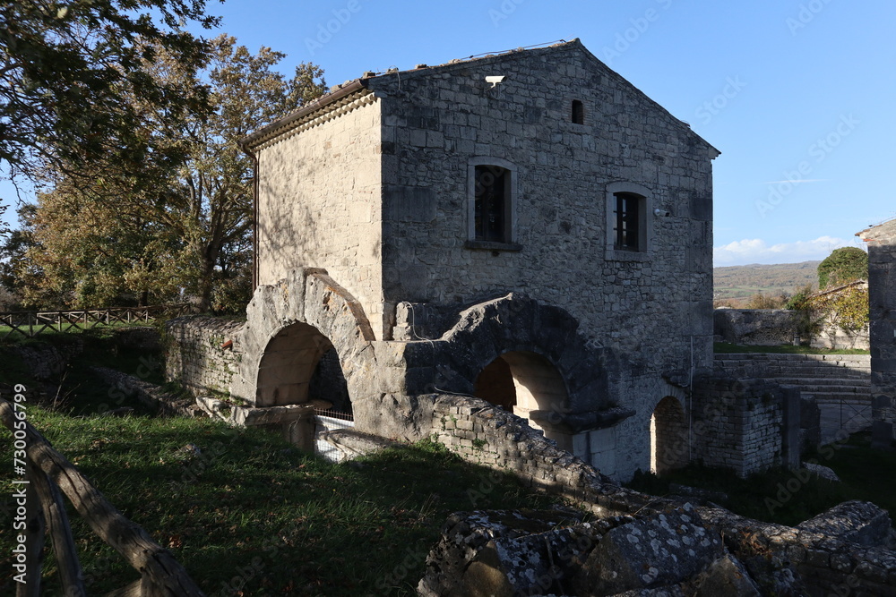 Altilia - Scorcio del teatro del Parco Archeologico di Sepino