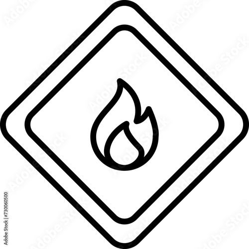 Flammable Materials Icon