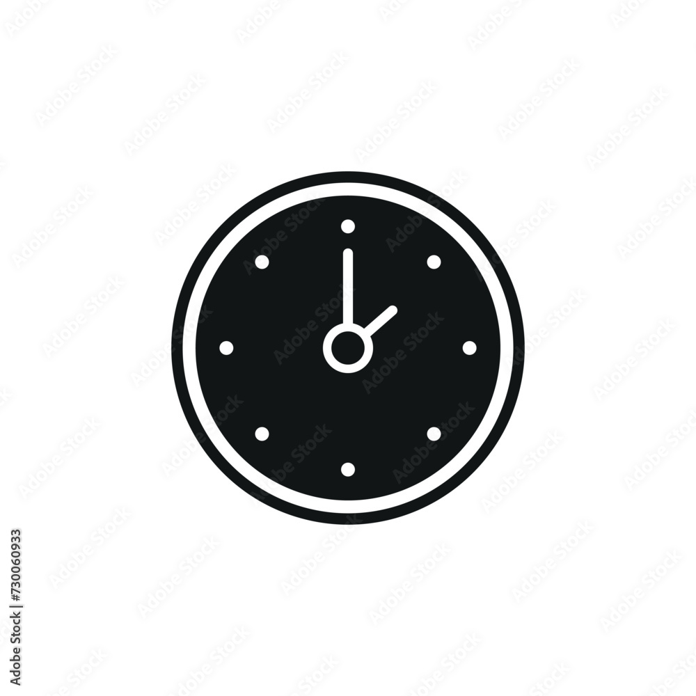 clock icon set vector illustration clock icon set vector illustration