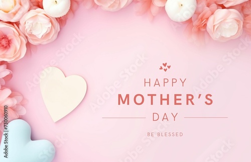 Happy Mother's day event poster background 