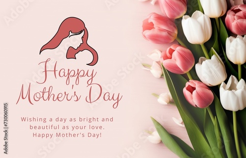 Happy Mother's day event poster background 