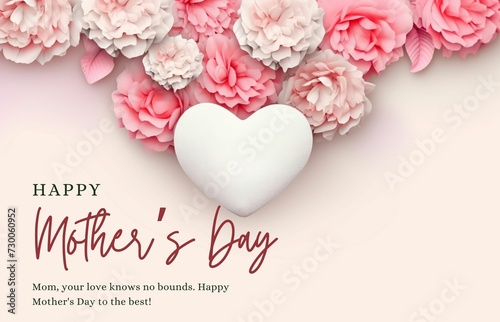 Happy Mother's day event poster background 