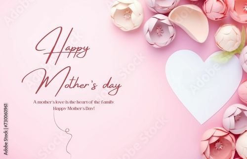 Happy Mother's day event poster background 