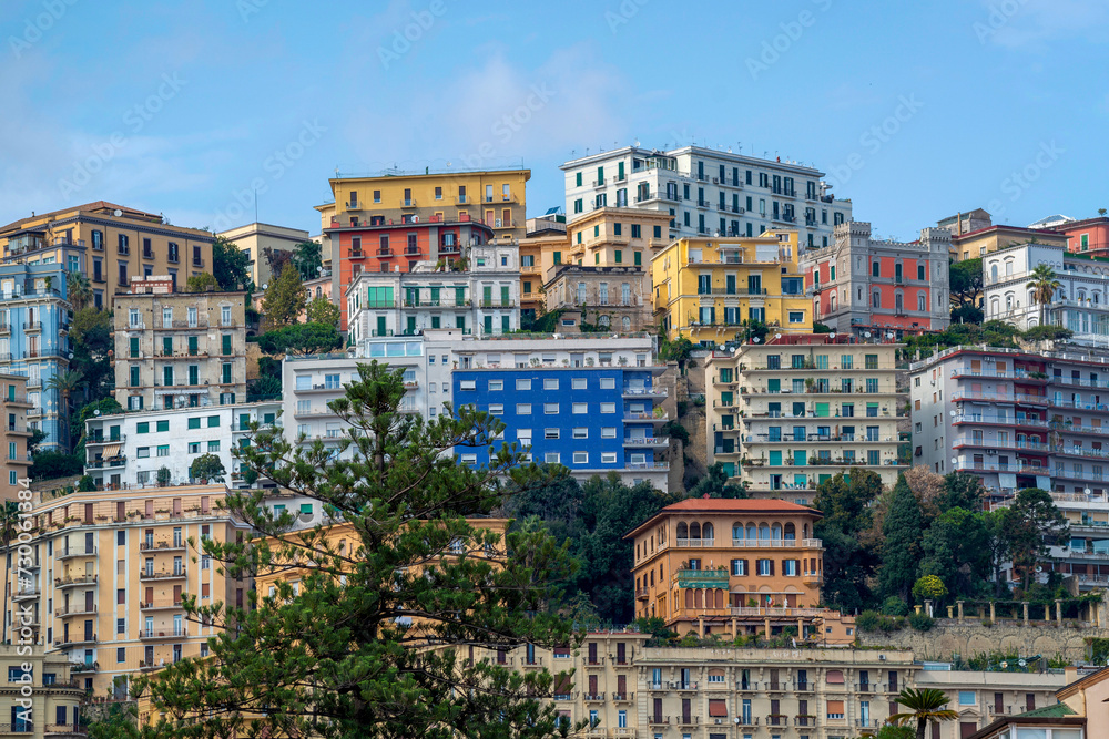 Immeubles colorés à Naples