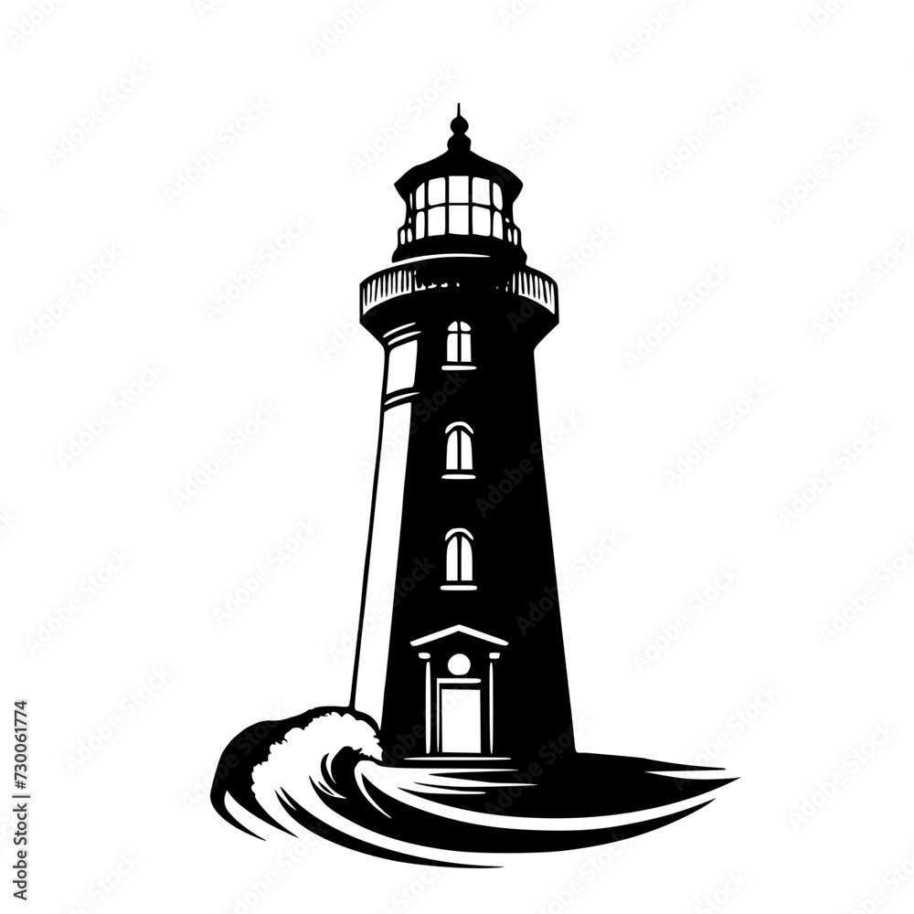 Lighthouse, Lighthouse Svg, Lighthouse Cut Files, Lighthouse Silhouette, Lighthouse Clipart, Lighthouse Monogram, Lighthouse Vector, Lighthouse Cricut,