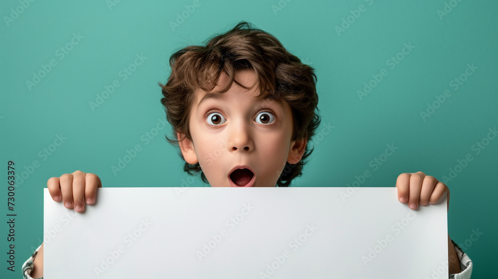 Wonderstruck Boy: Expressions of Astonishment and Wonder with Empty Full Card Wonderstruck Boy: Expressions of Astonishment and Wonder with Empty Full Card